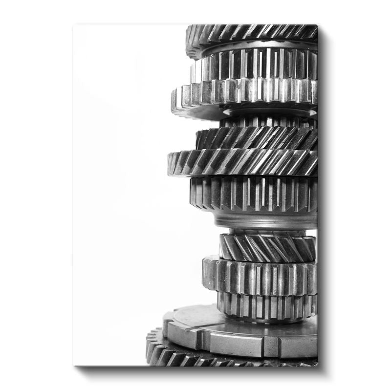 Makine Mühendisi - Şanzıman Dişlileri Kanvas Tablo