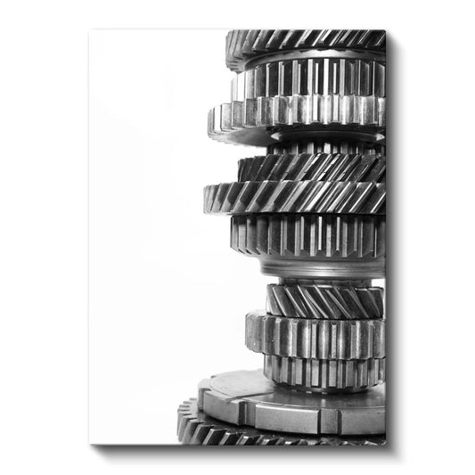 Makine Mühendisi - Şanzıman Dişlileri Kanvas Tablo