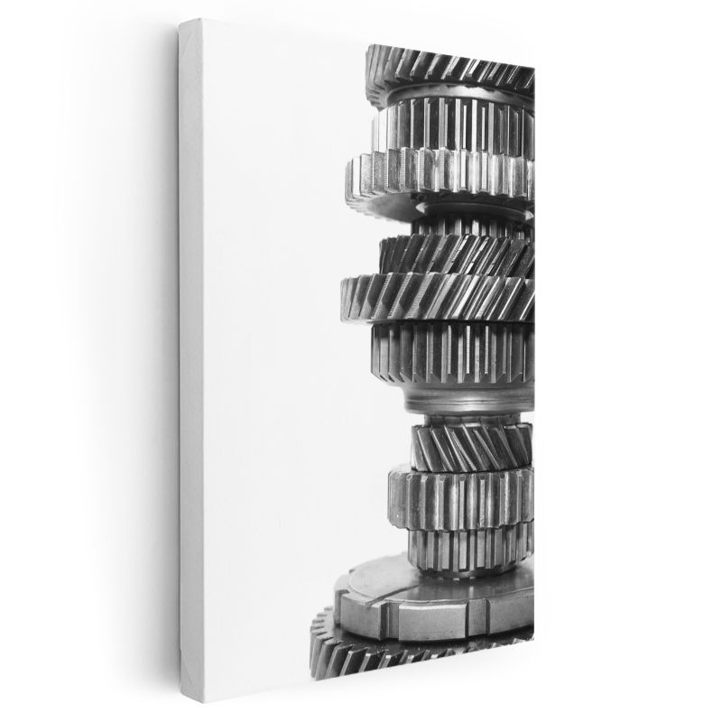 Makine Mühendisi - Şanzıman Dişlileri Kanvas Tablo