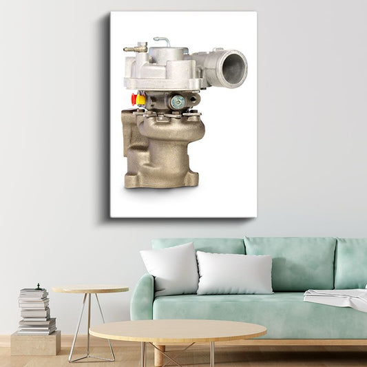 Motor Teknisyeni - Turboşarj Sistemi Kanvas Tablo