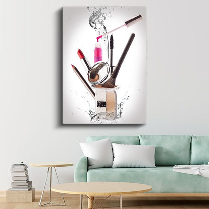 Makyaj Sanatçısı - Profesyonel Kozmetik Ürünleri Kanvas Tablo
