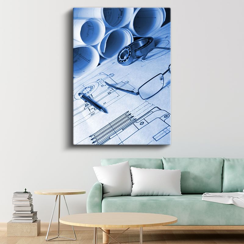 Makine Mühendisi - Teknik Çizim ve Tasarım Kanvas Tablo