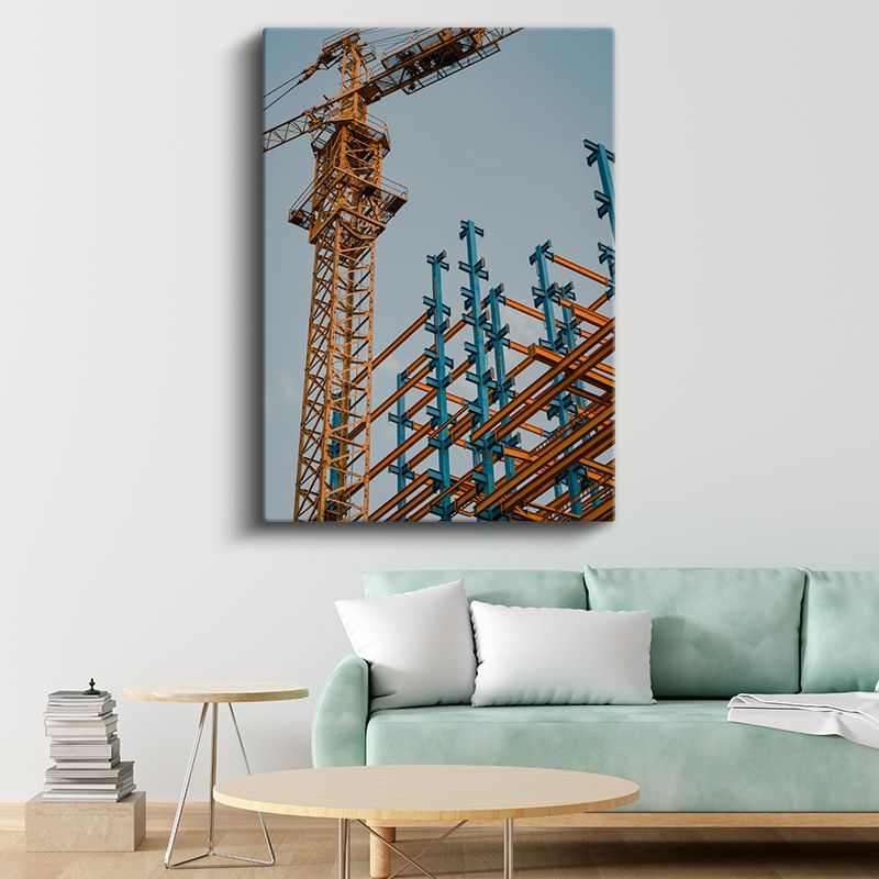 İnşaat Mühendisi - Çelik Konstrüksiyon Kanvas Tablo