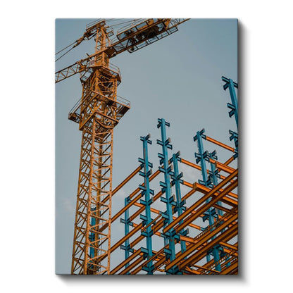 İnşaat Mühendisi - Çelik Konstrüksiyon Kanvas Tablo