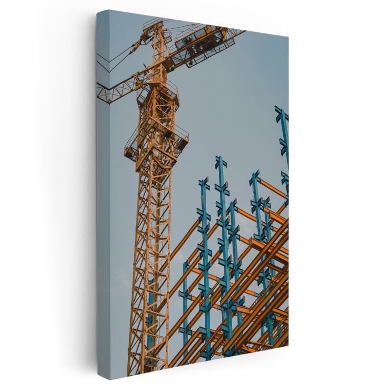 İnşaat Mühendisi - Çelik Konstrüksiyon Kanvas Tablo