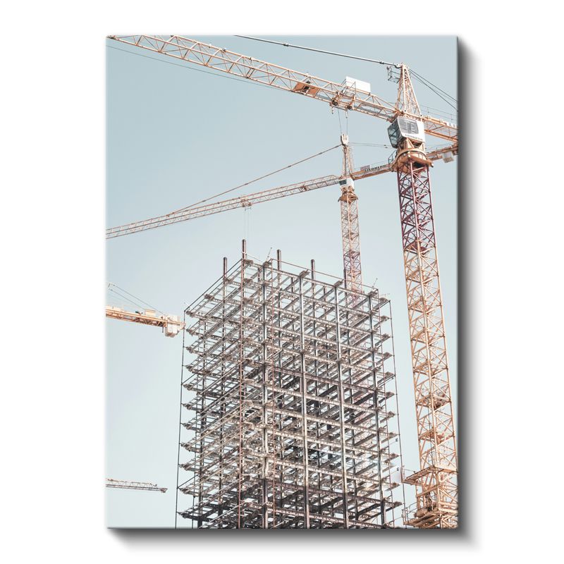 İnşaat Mühendisi - Çelik Konstrüksiyon Yapı Kanvas Tablo
