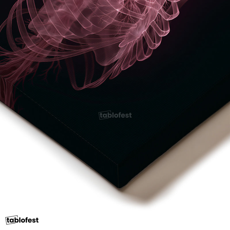 Dikey Kanvas Tablo İnsan Anatomisi Çiçek Anatomik Tablo Ev Ofis Duvar Dekoru