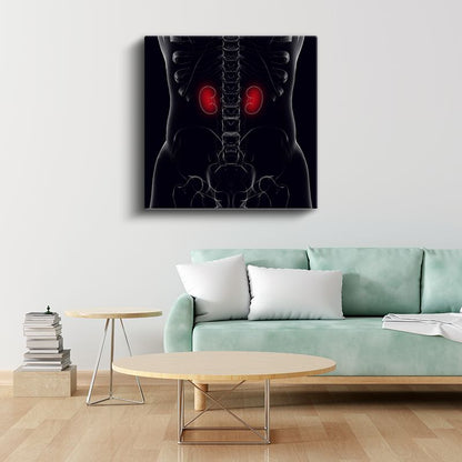 Nefrolog - Böbrek Anatomisi ve Fonksiyonu Kanvas Tablo