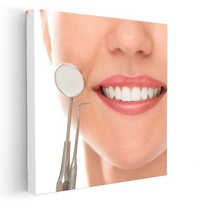 Diş Hekimi - Estetik Diş Tasarımı ve Gülüş Mühendisliği Kanvas Tablo