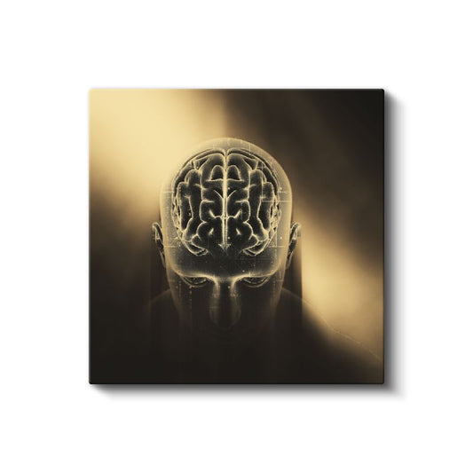 Nörolog - Beyin Haritalama Teknolojisi Kanvas Tablo