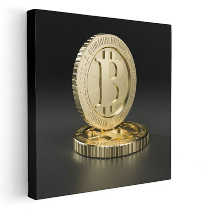 Finans Danışmanı - Bitcoin Yatırım Stratejisi Kanvas Tablo