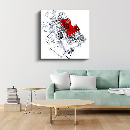 Mimar - Çağdaş Mimari Yapı ve İnovatif Tasarım Kanvas Tablo