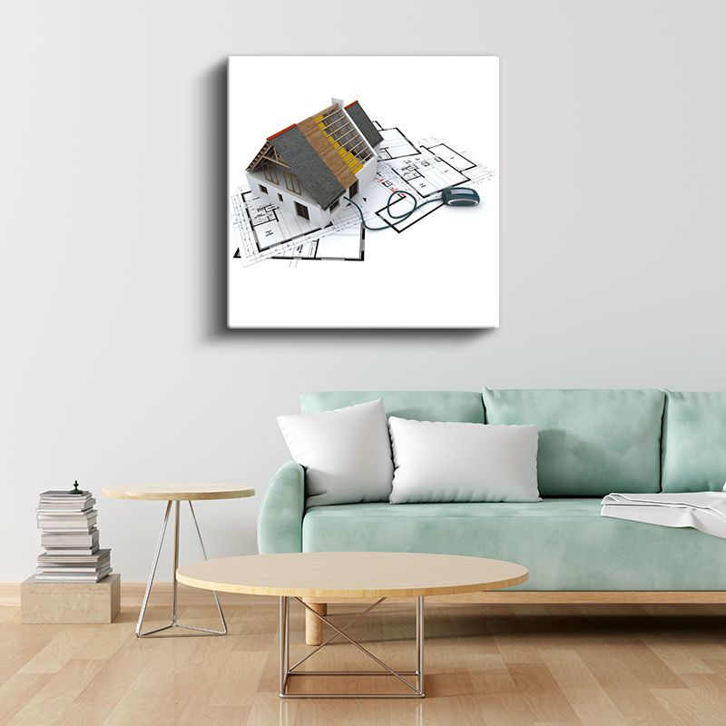İnşaat Mühendisi - Yapı Modelleme Kanvas Tablo