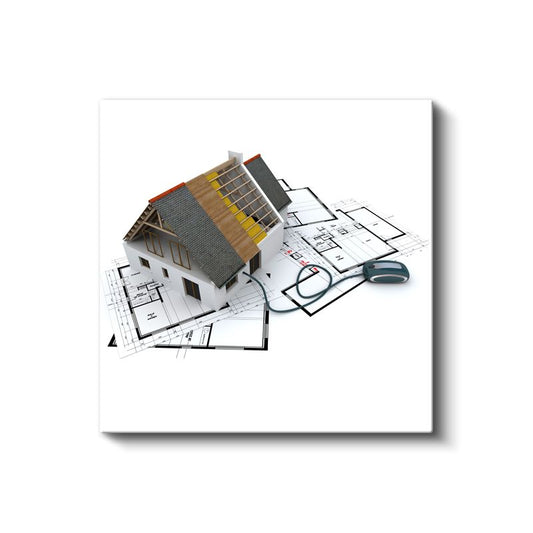İnşaat Mühendisi - Yapı Modelleme Kanvas Tablo