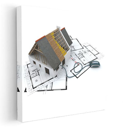 İnşaat Mühendisi - Yapı Modelleme Kanvas Tablo