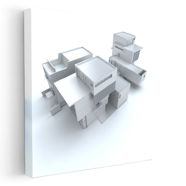 Mimar - Minimalist Yapı Tasarımı Kanvas Tablo