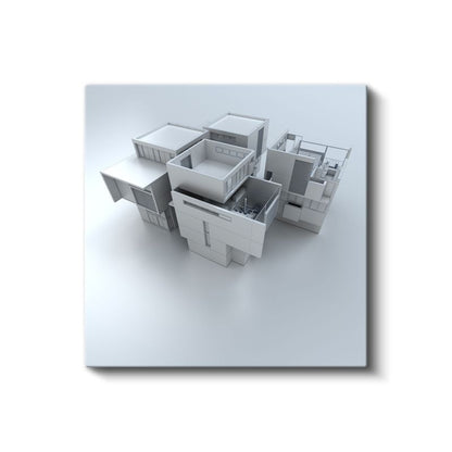 Mimar - Yenilikçi Bina Konsepti ve Tasarım Felsefesi Kanvas Tablo