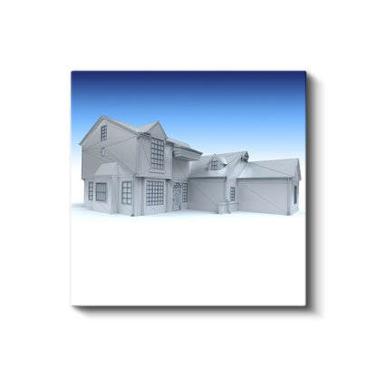 Mimar - Ev Projesi Maket Tasarımı Kanvas Tablo