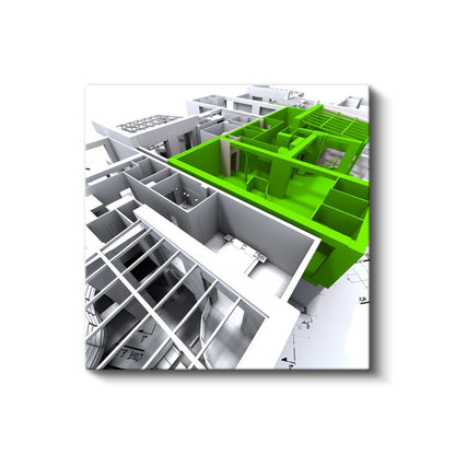 Mimar - 3D Bina Modelleme ve Planlama Kanvas Tablo