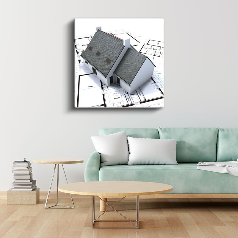 İnşaat Mühendisi - Mimari Proje ve Teknik Çizim Kanvas Tablo