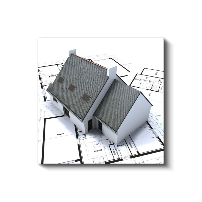 İnşaat Mühendisi - Mimari Proje ve Teknik Çizim Kanvas Tablo