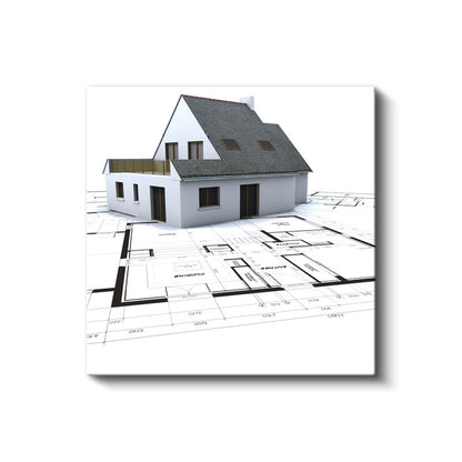 Mimar - Çağdaş Konut Mimarisi ve Tasarım Detayları Kanvas Tablo