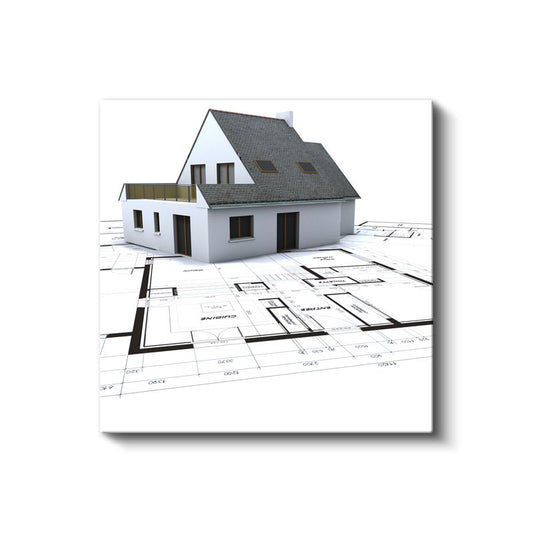 Mimar - Çağdaş Konut Mimarisi ve Tasarım Detayları Kanvas Tablo