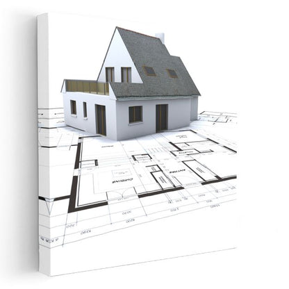 Mimar - Çağdaş Konut Mimarisi ve Tasarım Detayları Kanvas Tablo
