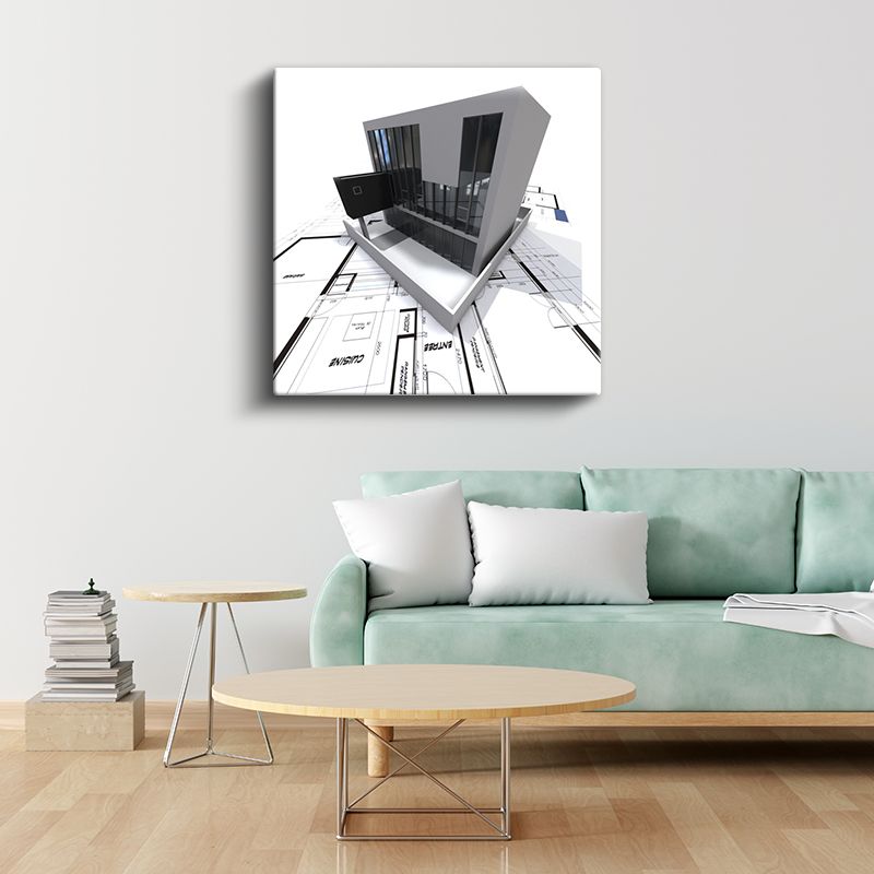 Mimar - Çağdaş Mimari Tasarım ve İnovasyon Kanvas Tablo