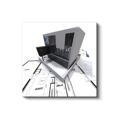 Mimar - Çağdaş Mimari Tasarım ve İnovasyon Kanvas Tablo