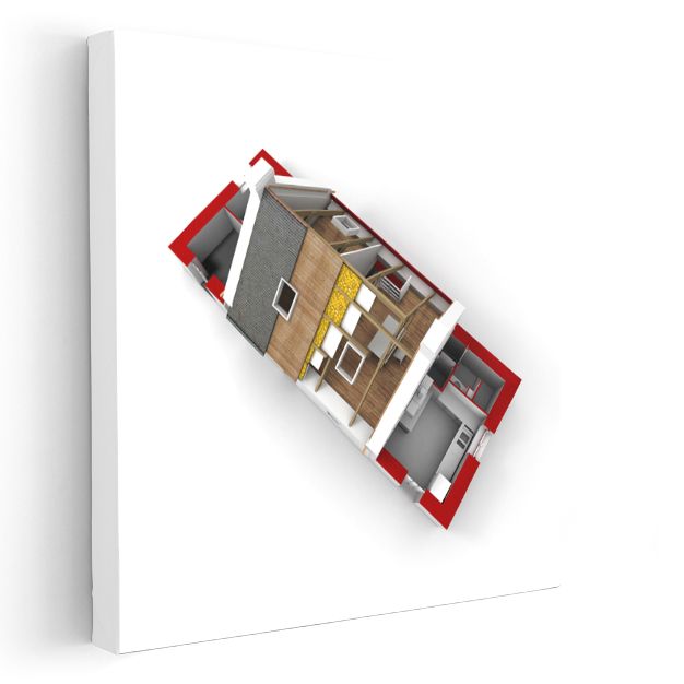 İç Mimar - Fonksiyonel Konut Yerleşimi ve Mekan Tasarımı Kanvas Tablo