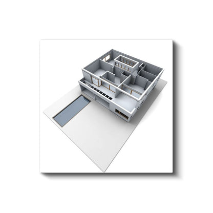 Mimar - Akıllı Ev Tasarımı ve Teknoloji Entegrasyonu Kanvas Tablo
