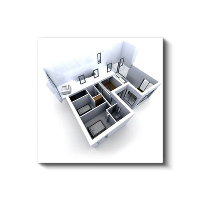 Mimar - Çağdaş Konut Planlaması Kanvas Tablo