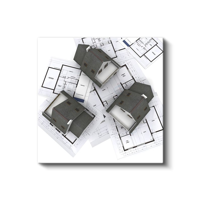 Mimar - Toplu Konut Planlaması Kanvas Tablo
