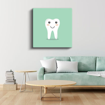 Diş Hekimi - Mutlu Gülüşler Kanvas Tablo