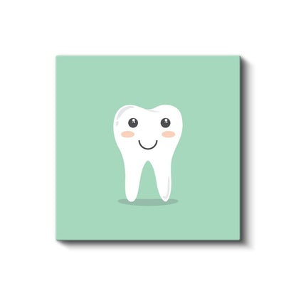 Diş Hekimi - Mutlu Gülüşler Kanvas Tablo