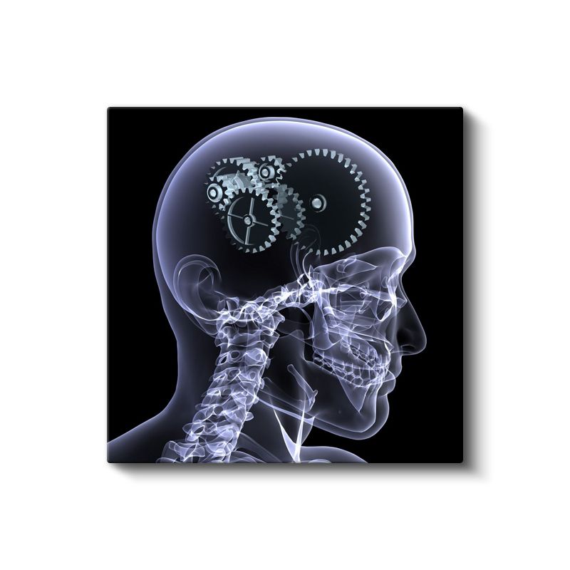 Nörolog - Beyin Mekanizması Kanvas Tablo