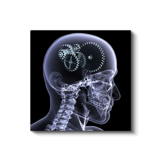 Nörolog - Beyin Mekanizması Kanvas Tablo