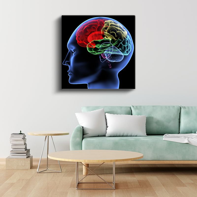 Beyin Cerrahı - Zihin Haritası Kanvas Tablo