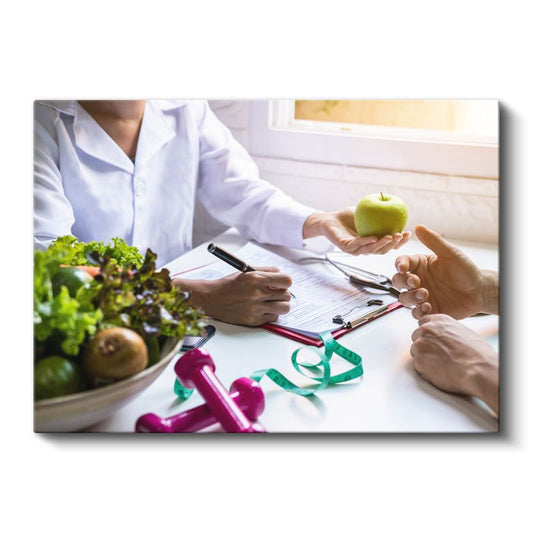 Diyetisyen - Sağlıklı Beslenme Planı Kanvas Tablo