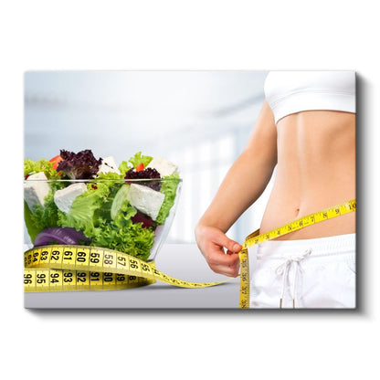 Beslenme Koçu - İdeal Ölçüler Kanvas Tablo