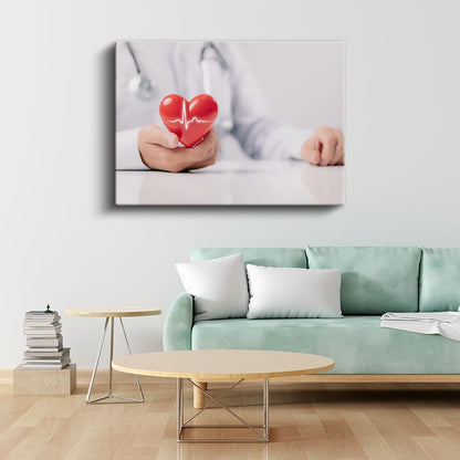 Kardiyolog - Kalp Sağlığı Uzmanı Kanvas Tablo