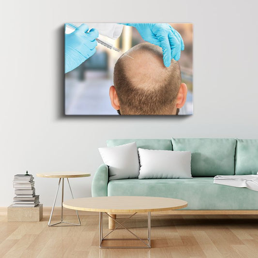 Saç Ekimi Uzmanı - Saç Restorasyonu Kanvas Tablo
