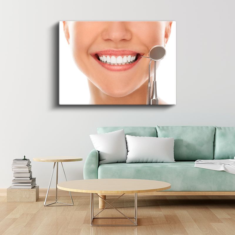 Diş Hekimi - Ağız Muayenesi Kanvas Tablo