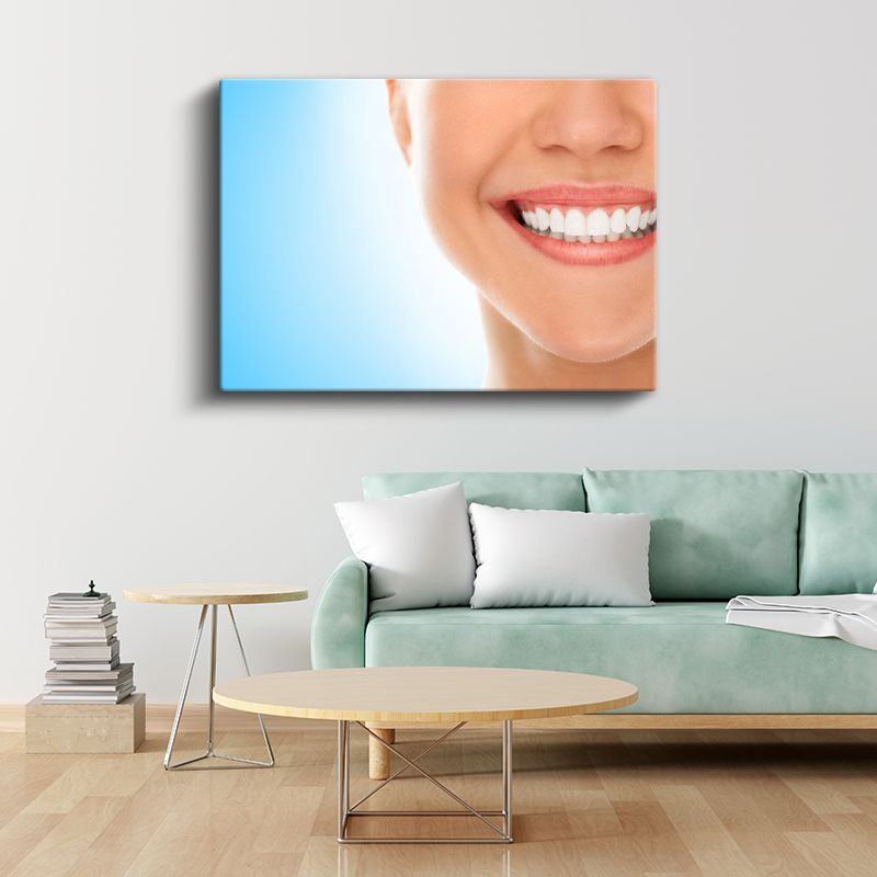 Diş Hekimi - Kozmetik Diş Hekimliği ve Gülüş Estetiği Kanvas Tablo