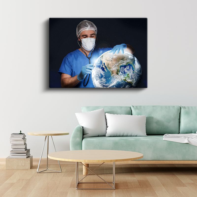 Sağlık Uzmanı - Küresel Sağlık Hizmeti Kanvas Tablo