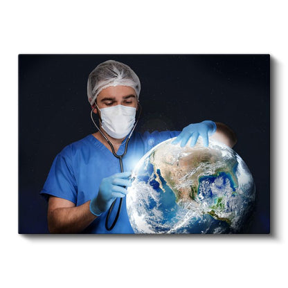Sağlık Uzmanı - Küresel Sağlık Hizmeti Kanvas Tablo