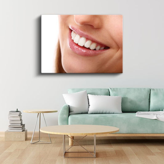 Diş Hekimi - Profesyonel Gülüş Tasarımı ve Estetik Diş Hekimliği Kanvas Tablo