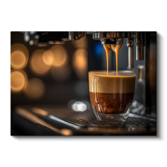 Barista - Espresso Hazırlama Sanatı Kanvas Tablo