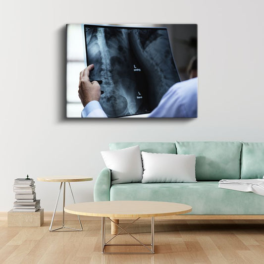Radyolog - Tıbbi Görüntüleme Analizi Kanvas Tablo
